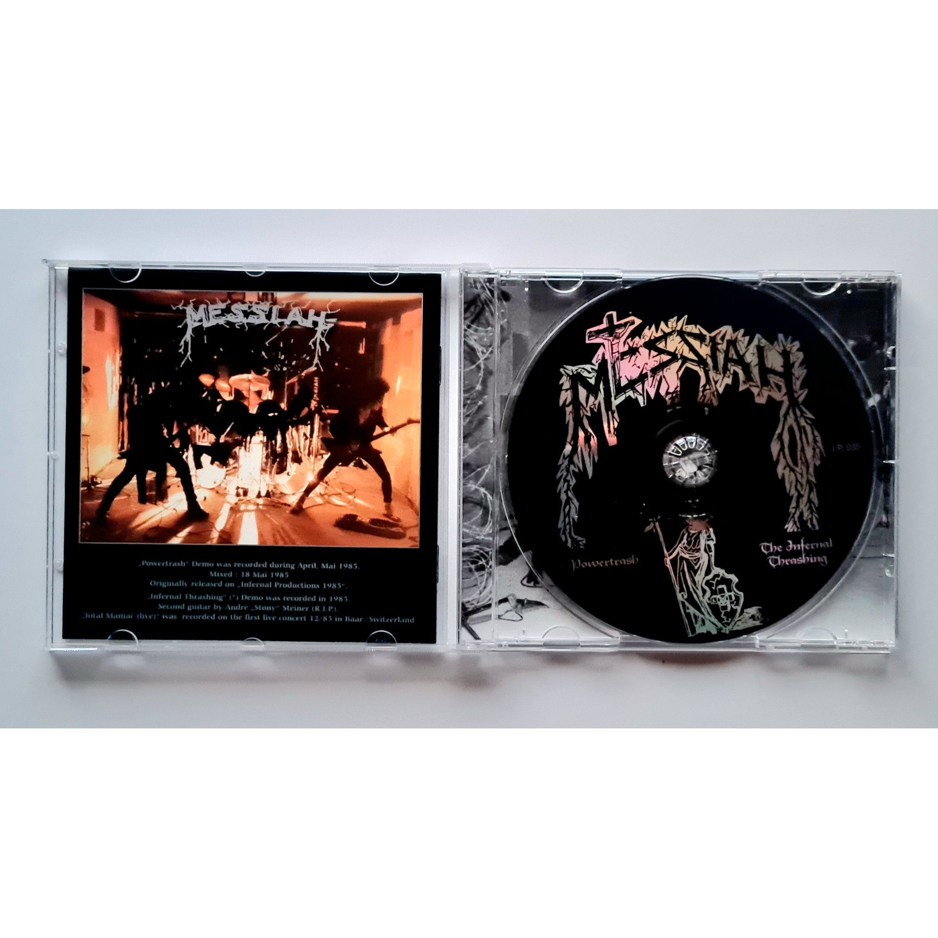 Messiah Powertrash / The Infernal Thrashing CD